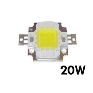 Chip LED COB pre reflektory 20W 1900lm 2800K teplá biela