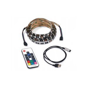 LED pásik za TV - 5V - 5m - 60LED / m - 72W - IP20 - RGB - diaľkové ovládanie