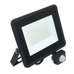 LED reflektor IVO so snímačom PIR - 50W - IP65 - 4250Lm - teplá biela - 3000K