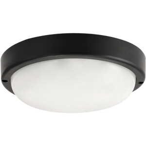 LED stropná lampa 15W - čierna - studená biela