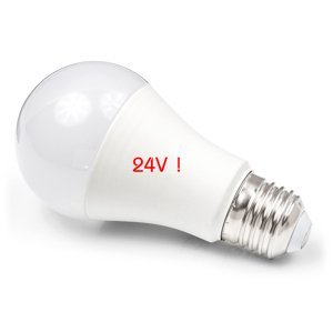 LED žiarovka - E27 - 10W - 900l - neutrálna biela - 24V