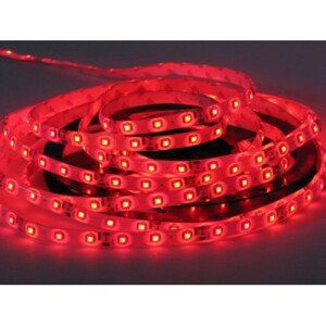 LED pásik - SMD 2835 - 5m - 60LED/m - 4,8 W/m - IP65 - červený