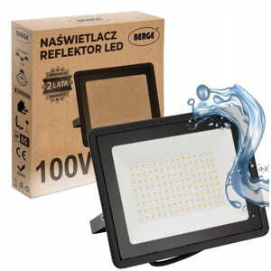 LED reflektor 100W IP65 neutrálny biely