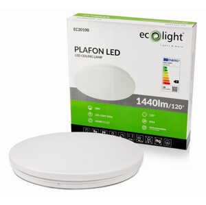 LED stropné svietidlo - 18W - IP44 - neutrálna biela