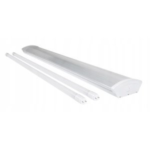 LED trubicové svietidlo T8 PRISMATIC - 2x120cm trubica - teplá biela