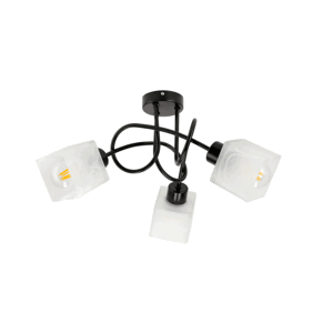 LED stropná lampa LOFT - 3xE27 - CUBE WHITE