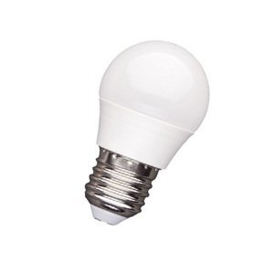 LED žiarovka - G45 - E27 - 5W - 400Lm - guľa - teplá biela