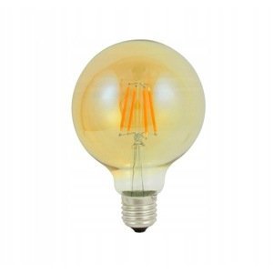 LED žiarovka G95 EDISON AMBER - E27 - 4W - 320Lm - teplá biela - 3000K