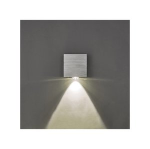 Svietidlo Kinkiet GRAND LED - 230V - 1x1W - strieborné