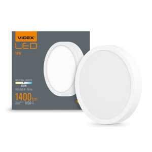 Povrchový LED panel kruhový 18W biely neutrálny