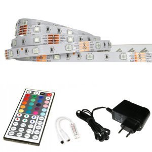 LED pásik RGB - 2,5m - 30LED/m - 7,2W/m - IP20 - SADA - IR44
