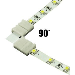 Rohový konektor pre LED pásik 3528 8mm 2pin