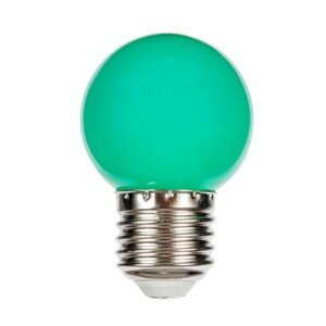 LED žiarovka gule - SMD 2835 - E27 - 1W - 230V - zelená