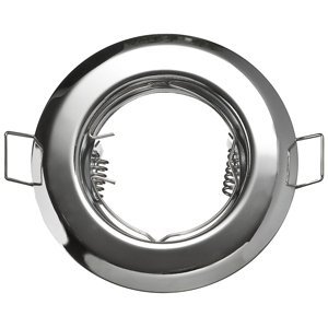 Podhľadové bodové svietidlo kruhové NEVÝKLOPNÉ BRG70003 chróm