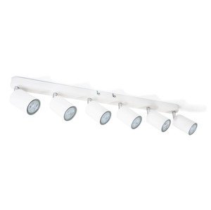 Stropné bodové svietidlo LED VIKI 6x GU10 biela