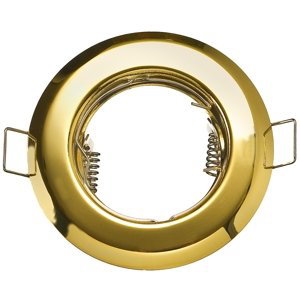 Podhľadové bodové svietidlo kruhové NEVÝKLOPNÉ BRG70005 zlatá