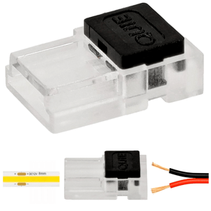 Click konektor pre 10mm LED pásik - kábel