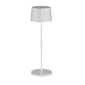 Egger Tosca stolná LED lampa s batériou, biela