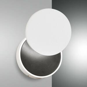 Nástenné LED svietidlo Ara, bielo-čierne