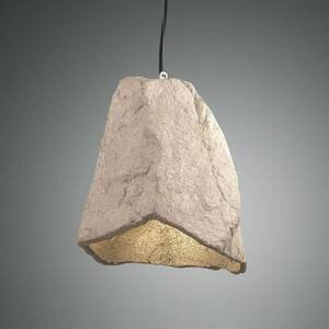Závesná lampa Rock vo vzhľade kameňa