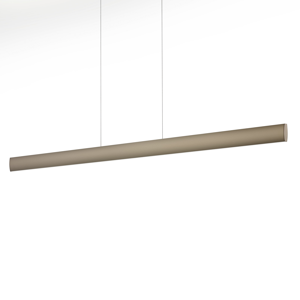 Závesné LED svietidlo Runa, bronz, dĺžka 132 cm