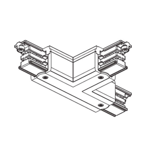 T-konektor Noa ochranný vodič vnútri vpravo biely