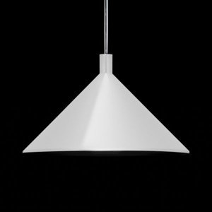 Martinelli Luce Cono závesná lampa, biela, Ø 45 cm