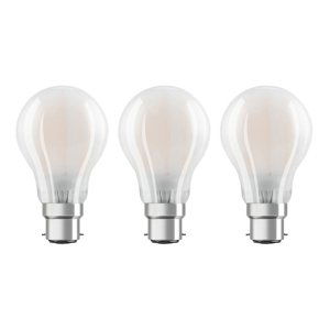 OSRAM ziarovka B22d Classic 827 6,5W sada3 matná