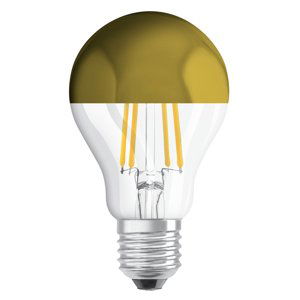 OSRAM LED žiarovka E27 Mirror gold 7W 2 700 K