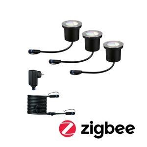 Paulmann Plug & Shine ZigBee RGBW základňa 3ks