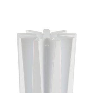 Slamp Bach stojaca lampa, výška 184 cm, biela