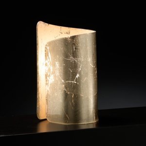 Stolná lampa Papiro, zlato