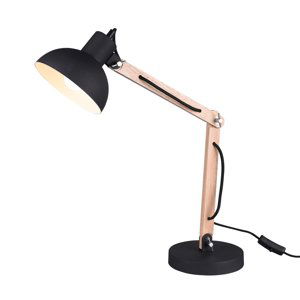 Stolová lampa Kimi, čierna