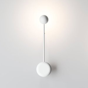 Vibia Vibia Pin – nástenné LED svietidlo v bielej
