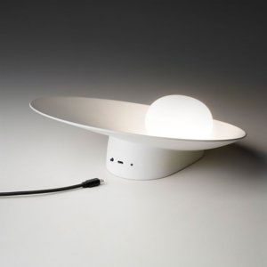 Vibia Vibia Musa 7404 stolná lampa s batériou, biela