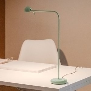 Vibia Vibia Pin 1655 stolná LED lampa dĺžka 40 cm zelená