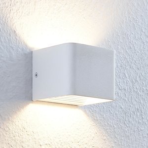 Nástenné LED svietidlo Lonisa, biela 10 cm