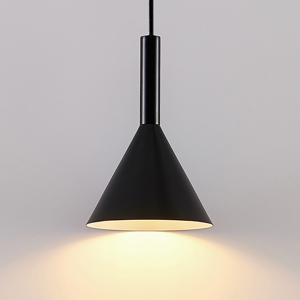 Arcchio Tadej závesná lampa 1p. 19 cm čierno-biela