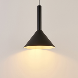 Arcchio Tadej závesná lampa 1p. 30 cm čierno-biela