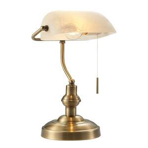 Lindby Profina lampa na písací stôl, bronzová