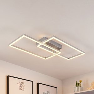 Lucande Muir stropné LED, obdĺžniky