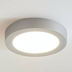 Stropné LED Marlo striebro okrúhle 25,2cm