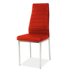 SIGNAL H-261 jedálenská stolička červená