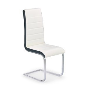HALMAR K132 jedálenská stolička biela / čierna