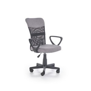 HALMAR Timmy kancelárska stolička s podrúčkami sivá / čierna