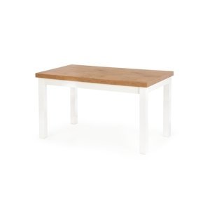 HALMAR Tiago rozkladací jedálenský stôl dub lancelot / biela