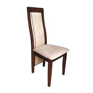 PYKA Lido jedálenská stolička drevo D11 / krémový vzor