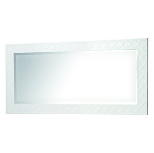TARANKO Via VI-L1 zrkadlo na stenu biely mat