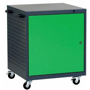 NABBI L1 mobilný kontajner k pracovnému stolu na kolieskach grafit / zelená