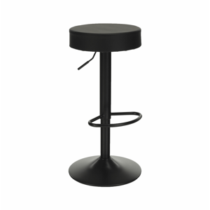 KONDELA Pongo barová stolička čierna